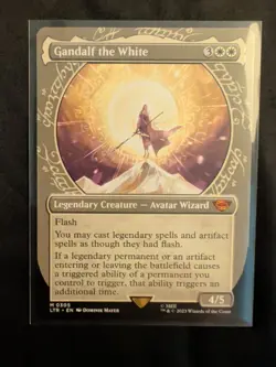Mtg Gandalf The White - Showcase Lord Of The Rings M 0305 NM - Image 3