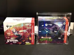 Lot Of (2) Magic The Gathering Spider-Man & TMNT Collector Booster Box UB Set - Image 1