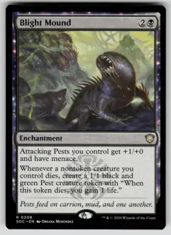 Blight Mound Rare Commander: Secrets of Strixhaven 208 MTG Near Mint 2026 - Image 1