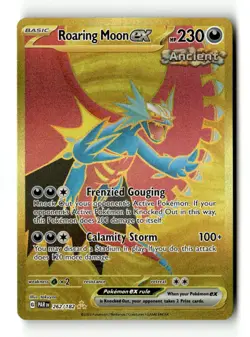 Roaring Moon ex 262/182 Hyper Rare Paradox Rift Pokemon Near Mint - Image 1