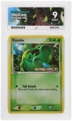 Treecko 70/106 Reverse Holo EX Emerald Pokemon Ace 9 - Image 1