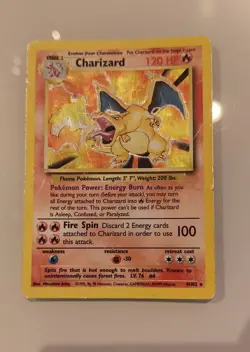 1999 Pokemon Base Set Holo Charizard 4/102 – Original WOTC Vintage Card - Image 1