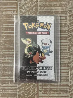 Pokemon TCG Black & White Preview Pack SEALED 2011 Nintendo - Image 1