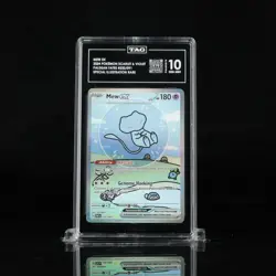 Mew EX 232/091 Sir Bubble Mew Paldean Fates SV Pokemon TCG Full Art TAG 10 Gem - Image 1