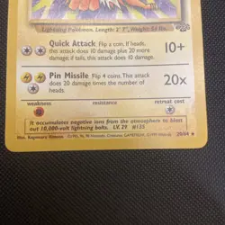 Jolteon 20/64 Jungle; Pokemon - Image 4