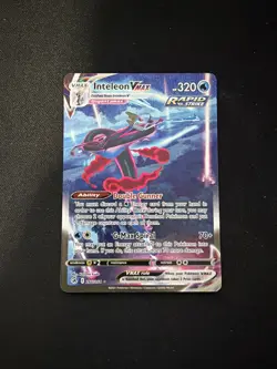 Pokemon TCG SWSH08: Fusion Strike Inteleon VMAX (Alternate Art Secret) #266/264 - Image 1