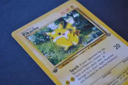 Pikachu #60 / 64 1st Edition Jungle - NM - Pokemon 1999 TCG WOTC Vintage - Image 4