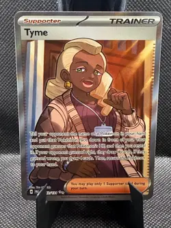 Tyme 143/131 Holo Ultra Rare Prismatic Evolutions Pokemon Near Mint - Image 1
