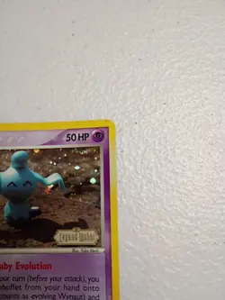 Pokemon Wynaut 71/92 Legend Maker 2006 Holo Stamped - Image 3