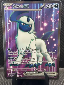 Absol ex 214/197 Ultra Rare Obsidian Flames Pokemon Near Mint - Image 1