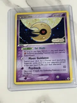 Lunatone 2006 Pokemon EX Legend Maker #20/92 Reverse Holo Rare With Swirl - Image 2