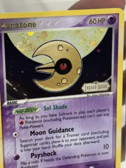 Lunatone 2006 Pokemon EX Legend Maker #20/92 Reverse Holo Rare With Swirl - Image 5