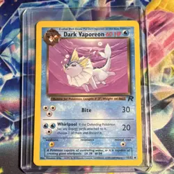 Wizards of the Coast Pokemon TCG Dark Vaporeon 45/82 Team Rocket EN 1999 - Image 1