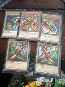 ULTRA RARE Exodia The Forbidden One (5 Card Set) YGLD 1st Edition Holo Yugioh - Image 1