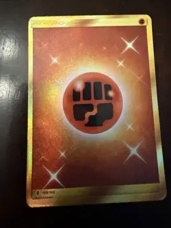 Pokemon TCG Fighting Energy Guardians Rising Holo Card 169/145 Secret Rare - Image 1