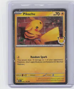 Pikachu (Pokemon Day 2026) Common Miscellaneous Cards & Products 051/162 NM - Image 1