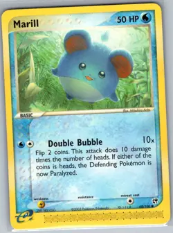 Marill 68/100 Non Holo Sandstorm - Pokemon Card - NM - Image 1