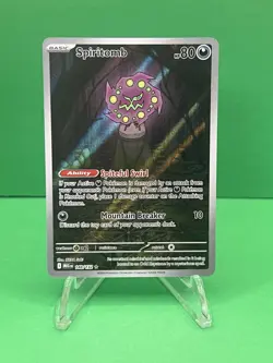 Pokemon TCG Spiritomb 148/132 Mega Evolution Illustration Rare Card NM Condition - Image 1