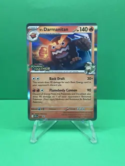 Pokemon TCG N's Darmanitan Journey Together Promo Card Near Mint Condition - Image 1
