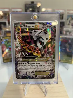 Pokemon - M Aggron EX 94/160 Primal Clash - Holo EX Rare - Image 2