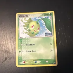 Pokemon Chikorita Unseen Forces 51/115 50HP Common Reverse Holo Basic English - Image 1