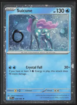 Suicune (Cosmos Holo) 026/094 Holo Pokemon NM Swirl - Image 1