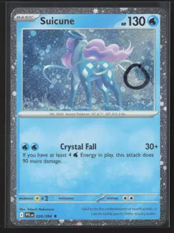 Suicune (Cosmos Holo) 026/094 Holo Pokemon NM Swirl - Image 1