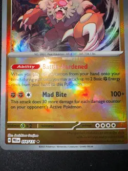 Bloodmoon Ursaluna (Master Ball) - 054/131 - Pokemon Prismatic Evolutions NM - Image 2
