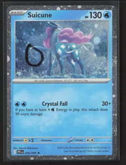 Suicune (Cosmos Holo) 026/094 Holo Pokemon NM Swirl - Image 1