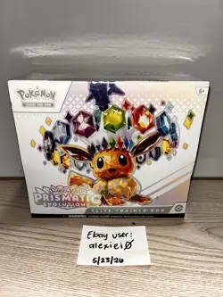 Pokemon TCG Prismatic Evolutions Elite Trainer Box Factory Sealed - Image 1