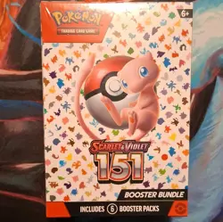 Pokemon TCG Scarlet & Violet 151 Booster Bundle Box, 6 Packs, English (2023) - Image 1