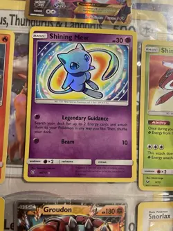 Pokemon TCG Shining Legends Shining Mew 40/73 Shiny Holo Rare English 2017 - Image 1