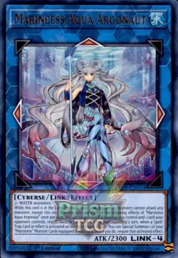 1st Ed Marincess Aqua Argonaut Ultra Rare #LED9-EN034 Yugioh - Image 1