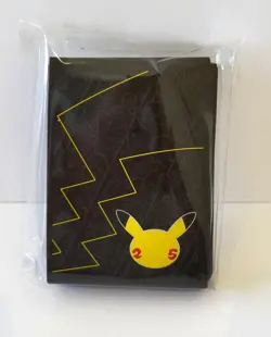 Pokemon Celebrations 25th Elite Trainer Box ETB Black 65 Card Sleeves New NIP! - Image 1