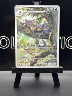 Liepard 137/086 White Flare Illustration Rare Holo Full Art SV Pokemon Card - Image 2