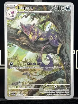 Liepard 137/086 White Flare Illustration Rare Holo Full Art SV Pokemon Card - Image 3