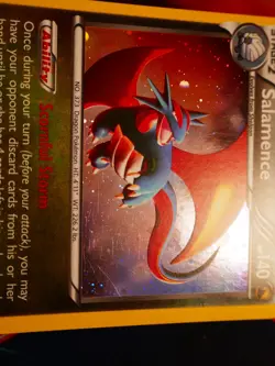 MP Pokemon (Cosmos Holo) SALAMENCE Card DRAGON VAULT Set 8/20 Foil Promo Blister - Image 4