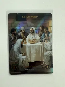 Sacred Legacy The Last Supper Full Art Card 097/100 1E Jesus 2025 - Image 1