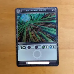 SLUDGE GUSH Super Rare RIPPLE Foil Dawn of Perim First Edition Chaotic Card NM - Image 2