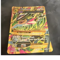 Pokemon M Rayquaza EX Full Art Ultra Rare Holo 98/98 XY Ancient Origins Card - Image 1