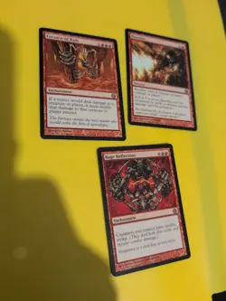 Furnace of Rath,Banefire,Rage Reflection. Magic the Gathering 3 Card.red rares - Image 1