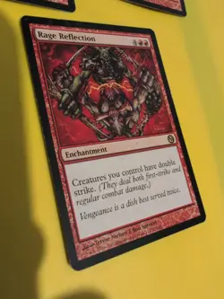 Furnace of Rath,Banefire,Rage Reflection. Magic the Gathering 3 Card.red rares - Image 3