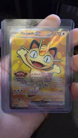Perfect Order Meowth Full Art Pokemon Card 107/088 Near Mint - Image 1