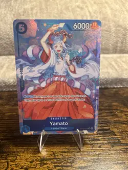 Bandai One Piece Card Game Yamato OP13-054 Carrying on His Will SR Foil Alt Art - Image 1