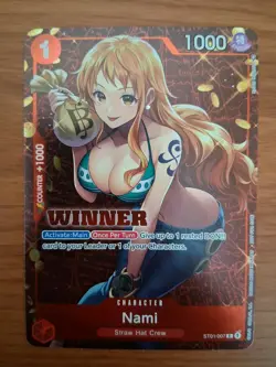 Nami (Tournament Pack Vol. 3) Winner ST01-007 One Piece Promotion Cards NM - Image 2