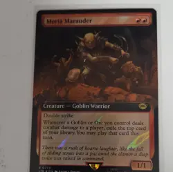 Moria Marauder Surge Foil Extended Art Rare MTG LOTR Tales #0773 English - Image 1
