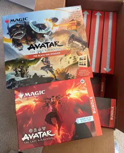 Lot 8 Magic the Gathering MTG Avatar: FOUR Scene Boxes & FOUR Bundle Box Sealed - Image 1
