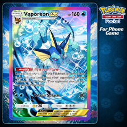 【⚡0-12 Hour Trades⚡】Pokemon TCG Pocket Trading Pulsing Aura 🌈 Vaporeon ex - Image 2