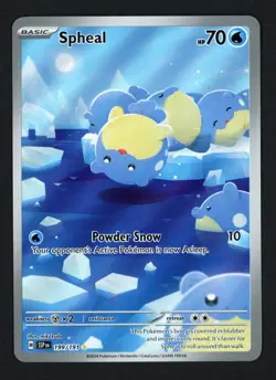 Spheal 199/191 SV08: Surging Sparks Illustration Rare Pokemon TCG - Image 1