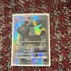 Pokemon TCG Umbreon GX Ultra Rare Holo Full Art SM Base Set 142/149 200 HP - Image 1
